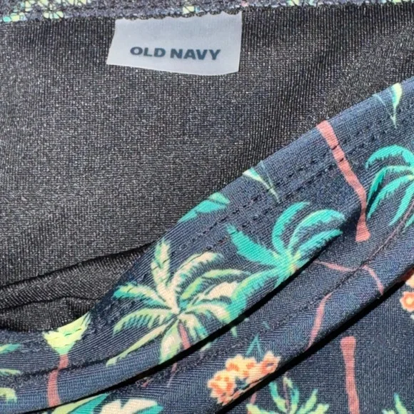 Old Navy Tropical Print High-Waisted Bikini Bottom - Picture 6 of 6